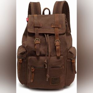 AUGUR Vintage Canvas Backpack